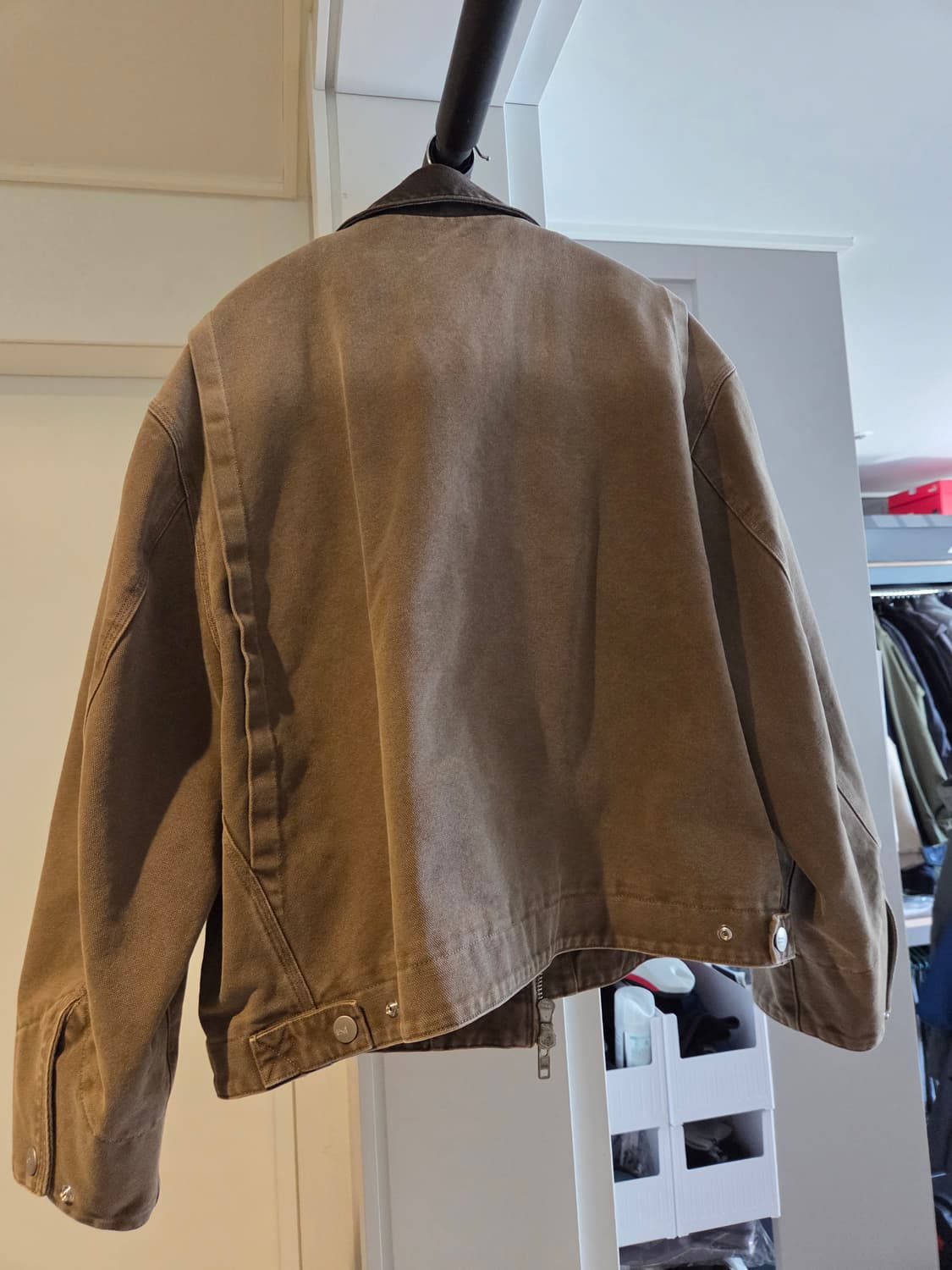 (런업 착용) BEUYS 뷰스 워크 자켓 브라운 (프리사이즈) 상품이미지3