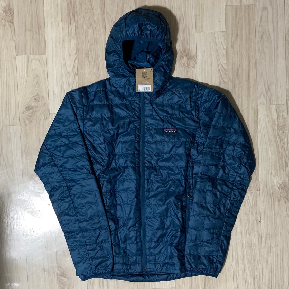 파타고니아 나노퍼프 후디 블루 S 새상품 상품이미지1