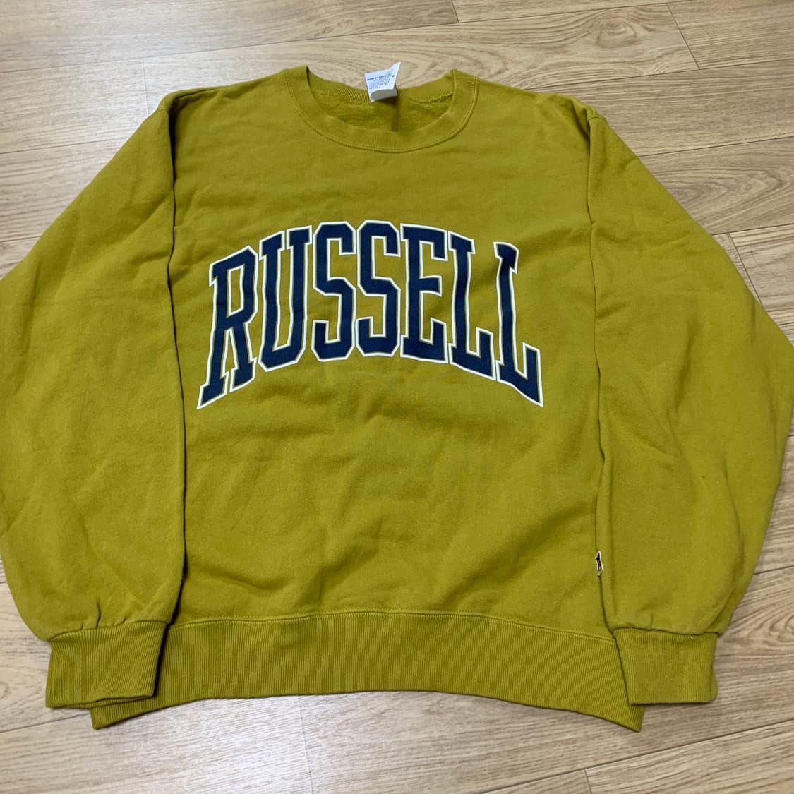 M)Russell 러셀 올리브 맨투맨 상품이미지1
