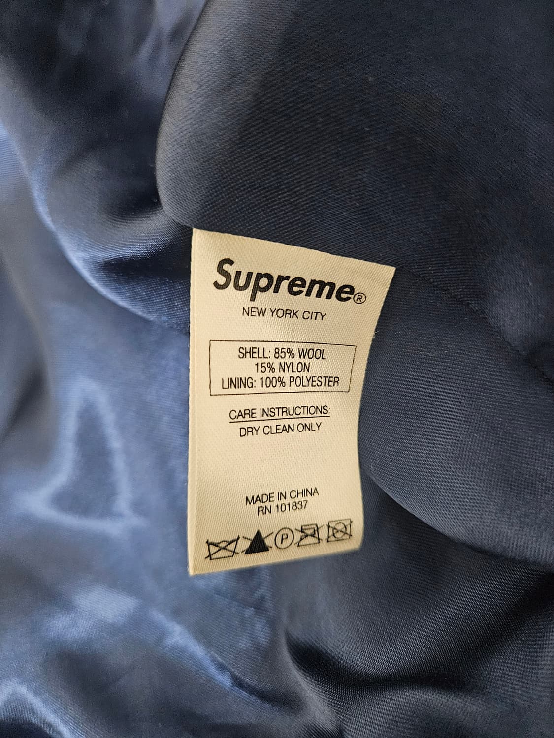 슈프림 별자켓 네이비 L 상품이미지6