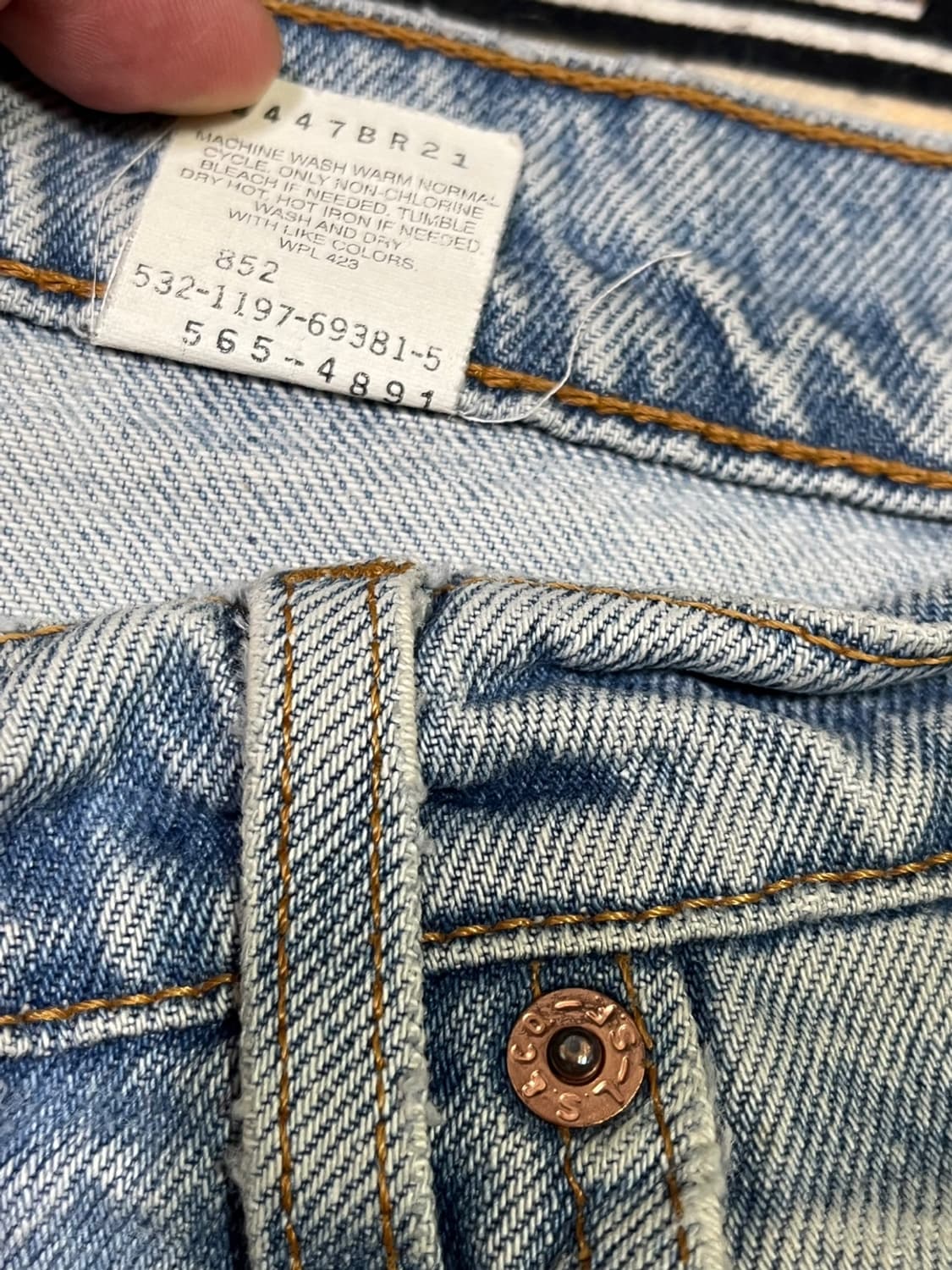 90s 리바이스 565 made in usa (36) 상품이미지5