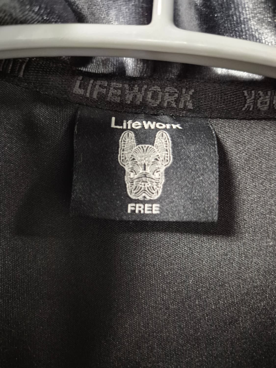 *무료배송*라이프워크 벨벳 후드집업 차콜 프리시이즈 (상태A급) 상품이미지9