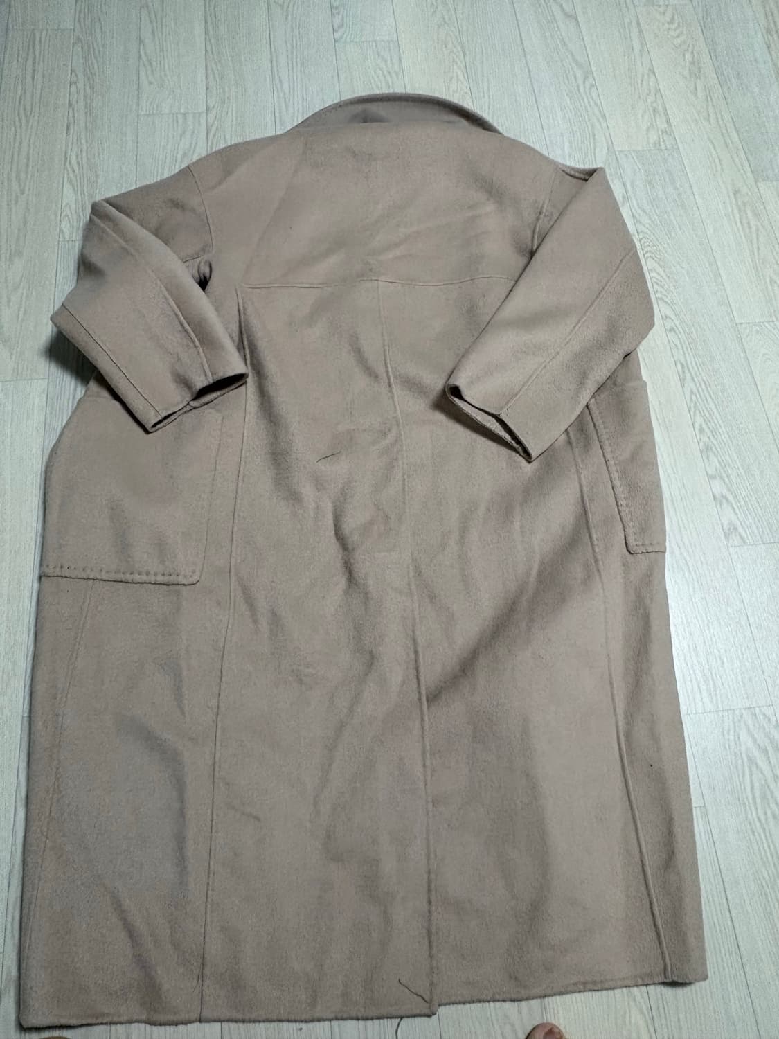 리스트 캐시미어 핑크코트 상품이미지5