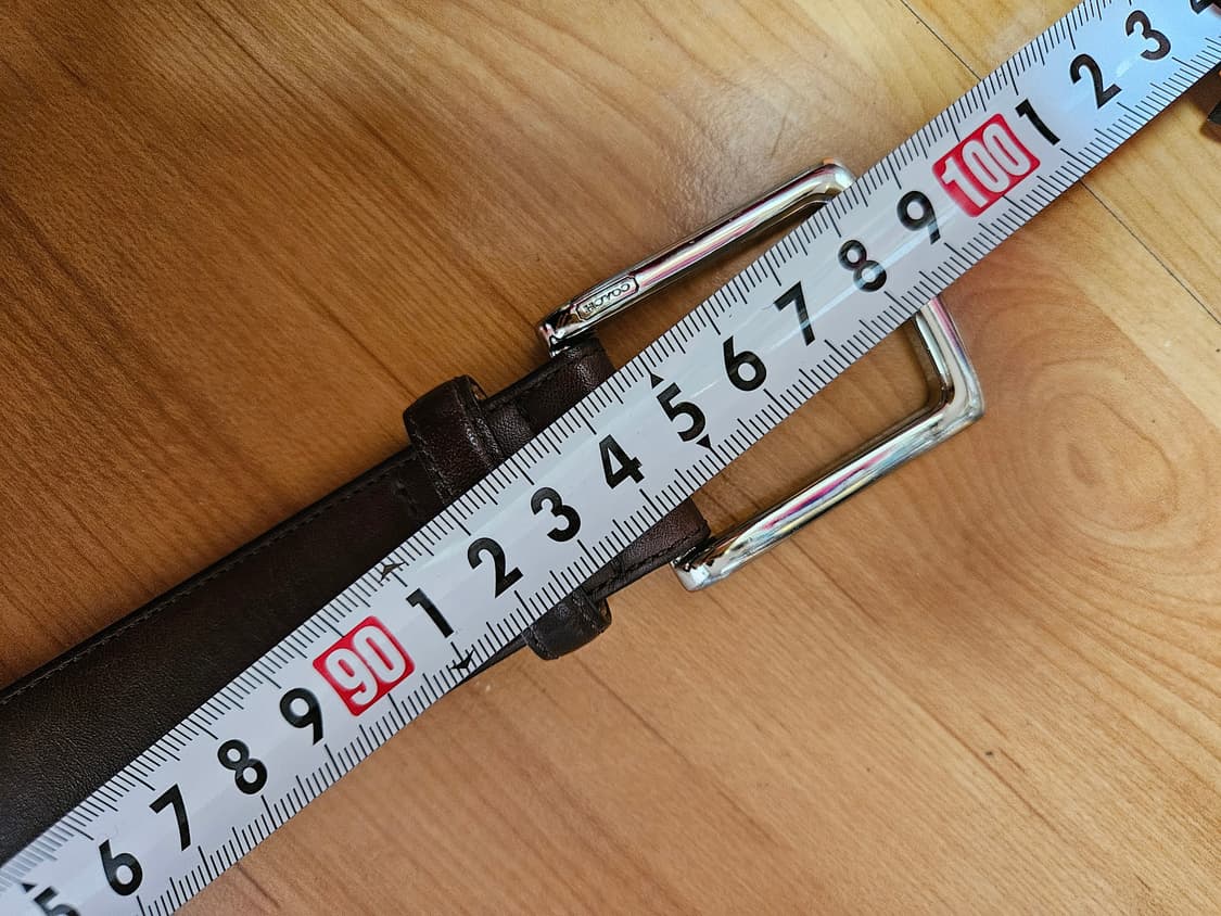 coach 브라운 가죽 벨트 상품이미지5