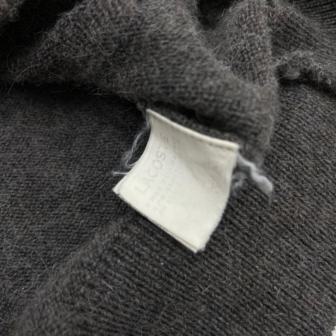 라코스테 파스텔 체크패턴 차콜 가디건 100 상품이미지5