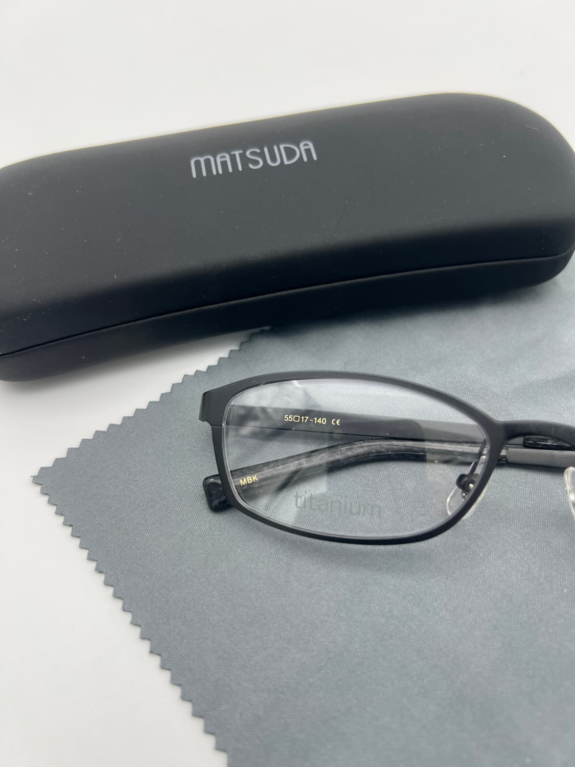 마쯔다 MATSUDA 메탈 스퀘어 안경 8035 상품이미지3