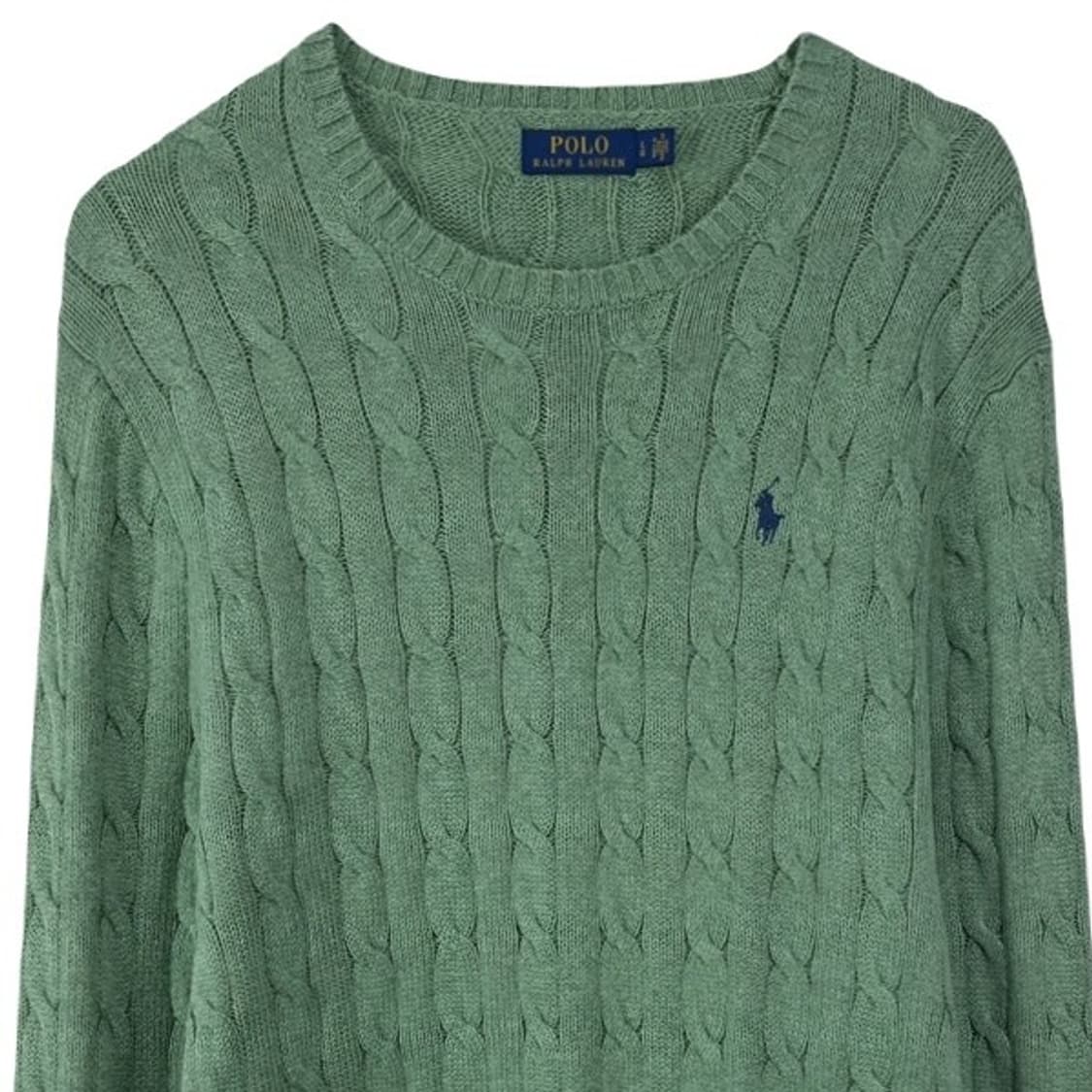 [폴로 랄프로렌] 포니 로고 자수 케이블 꽈배기 니트 M20139 상품이미지4