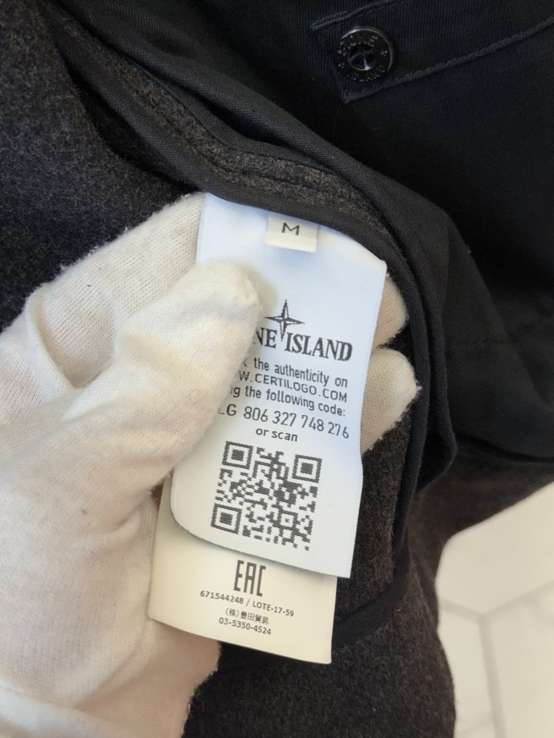 [M] 스톤아일랜드 파노펠트 스페셜 울 후드 코트 상품이미지6