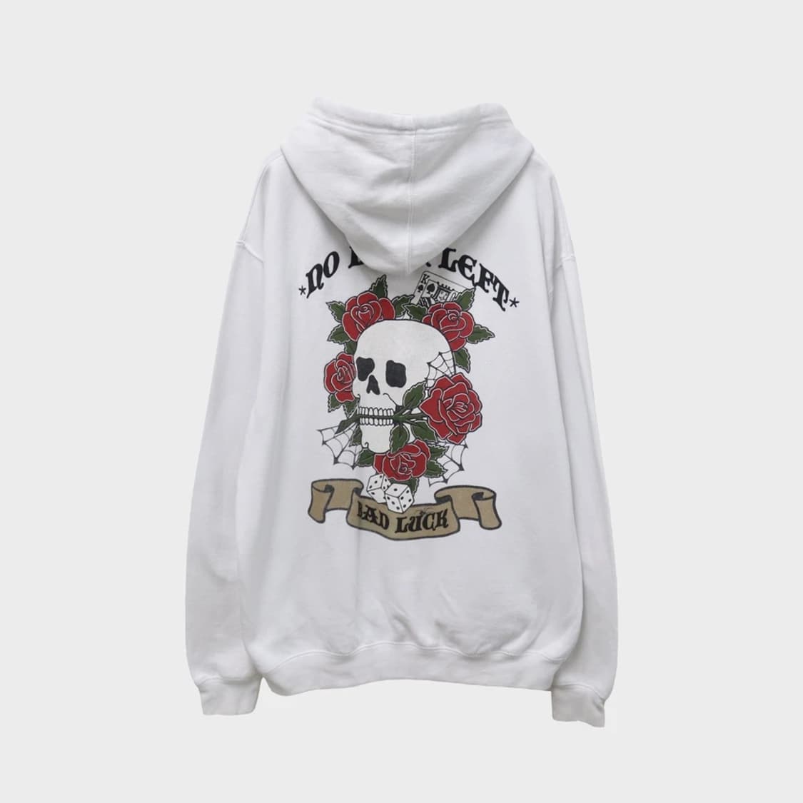 에잇티에잇 로즈 스컬 프린팅 후드티 60790 상품이미지1