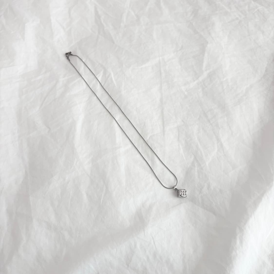Dice necklace / 주사위 빈티지 써지컬 목걸이 상품이미지2