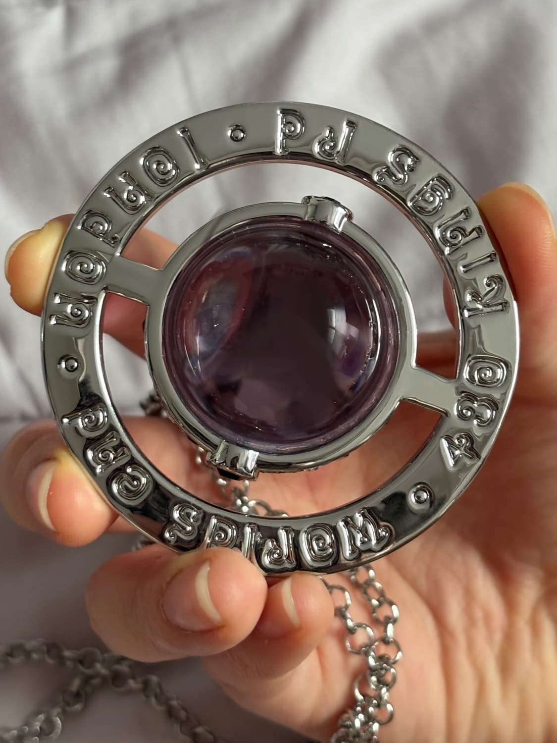 비비안웨스트우드 자이언트 orb 목걸이 퍼플 상품이미지3