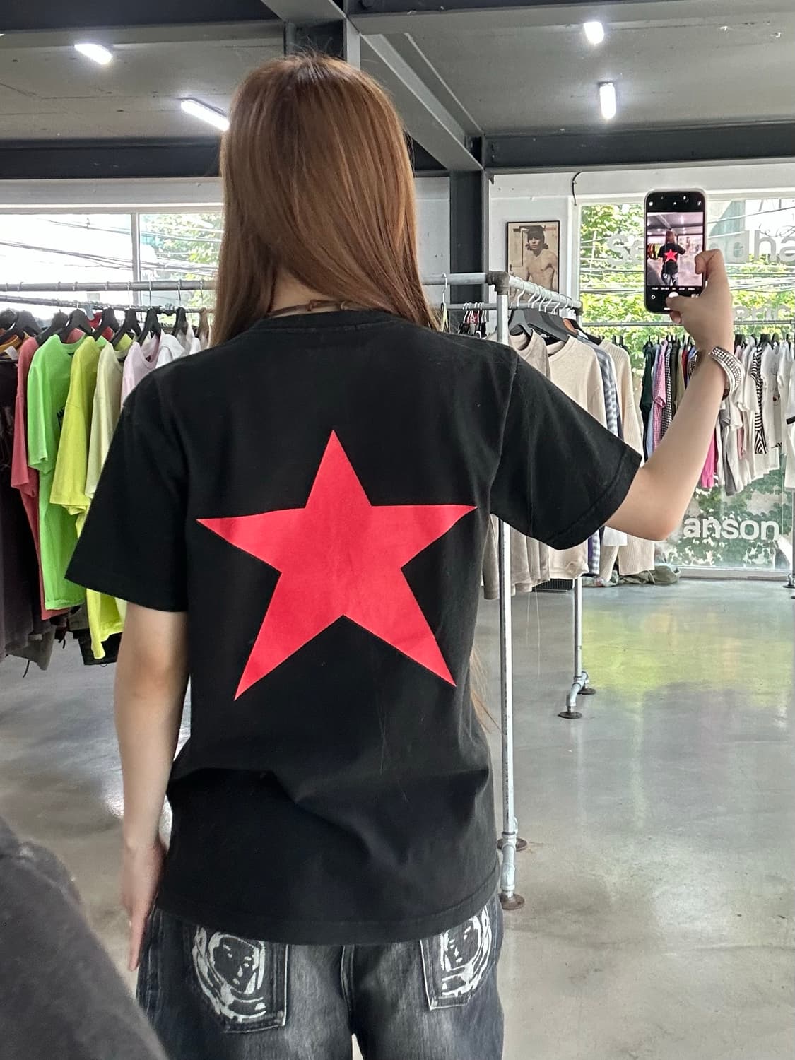 벤슨 스타 써클 빅 백로고 반팔티 상품이미지2