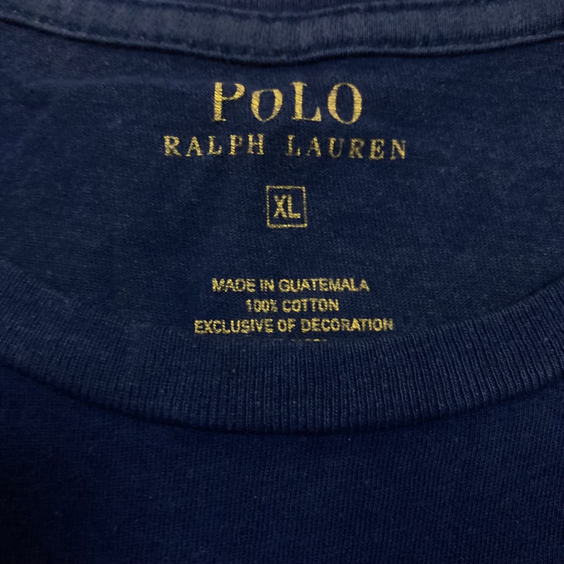 폴로 랄프로렌 1967 빅로고 네이비 반팔티 상품이미지3
