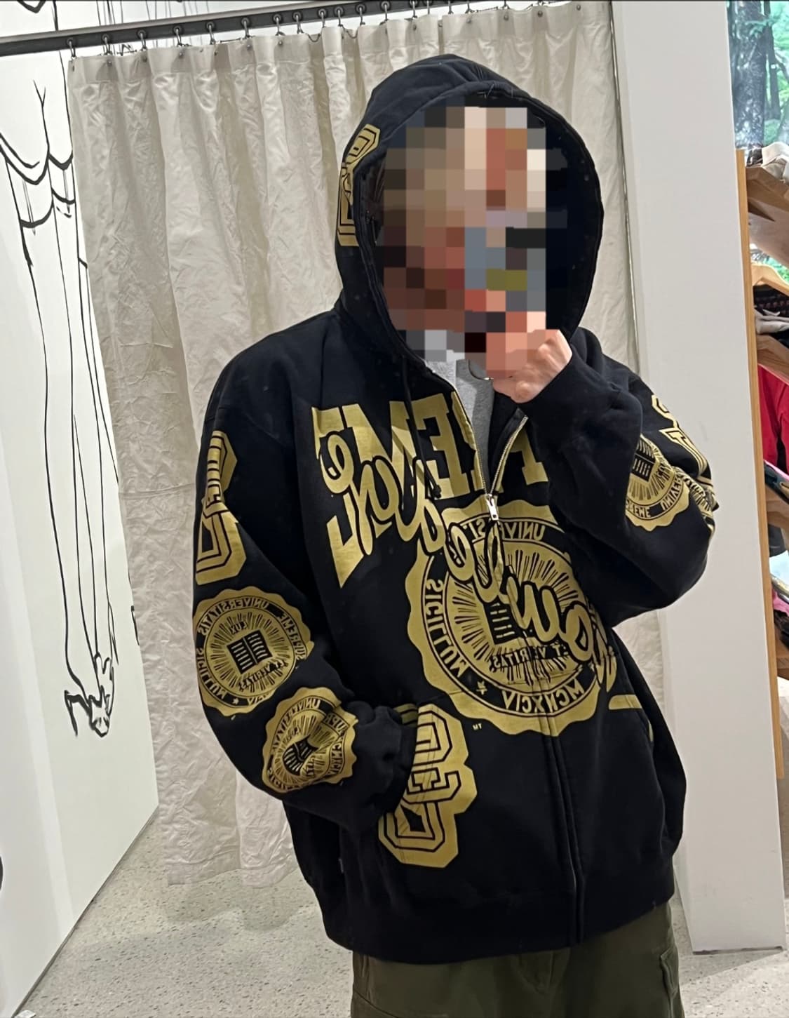 슈프림 널리지 레인즈 후드집업 2XL 상품이미지4