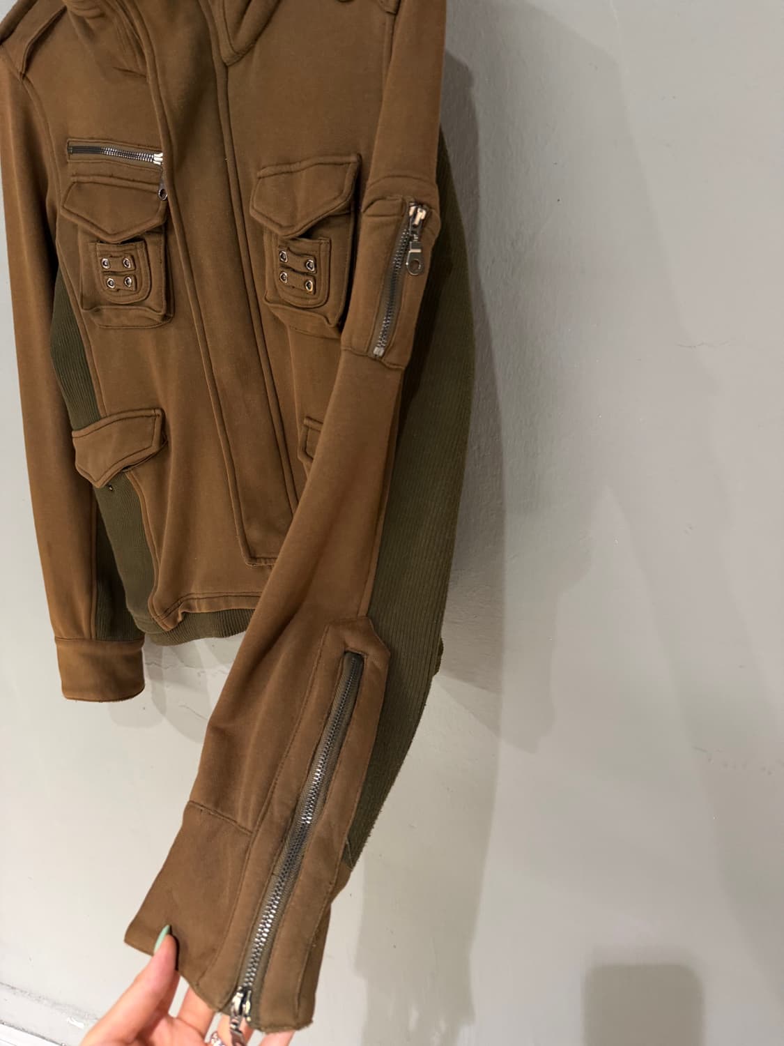 pocket detail ribbed bono jacket 상품이미지8