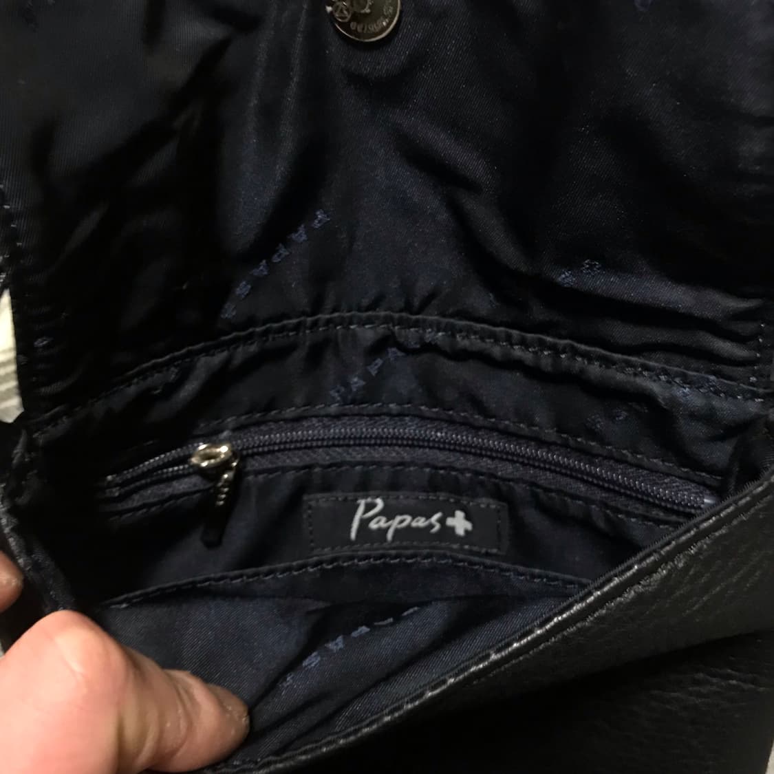 00s 재팬 papas 미니 소가죽 크로스백 새상품 상품이미지7