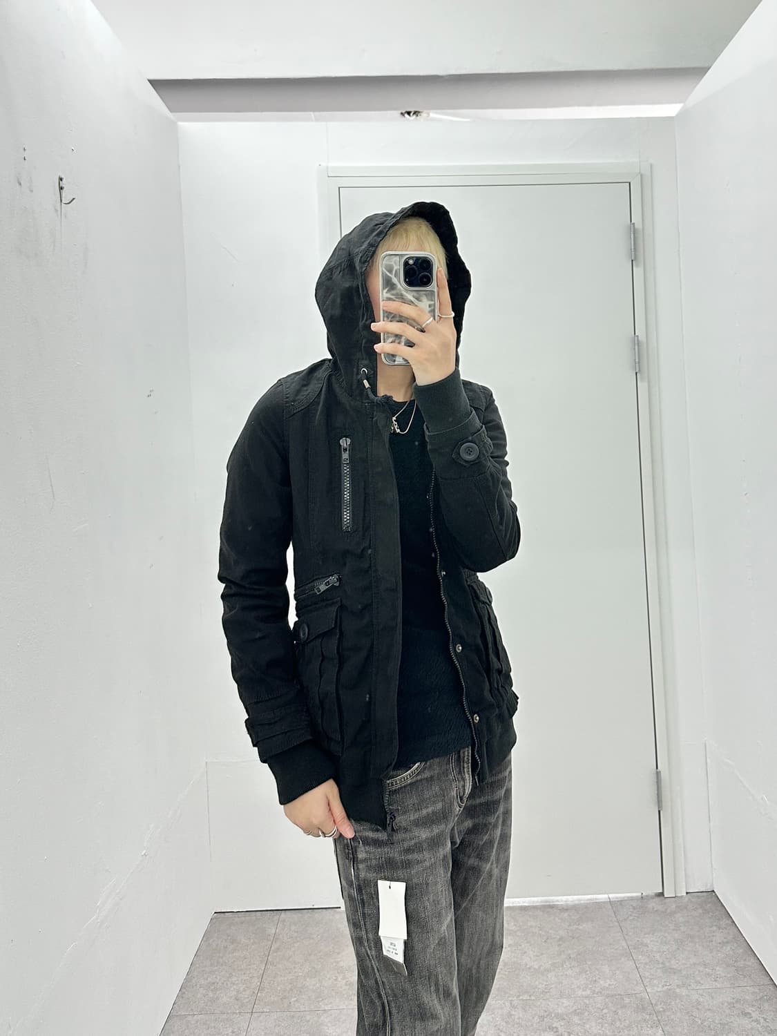 Angelina multi pocket 2 way bono jacket 상품이미지2