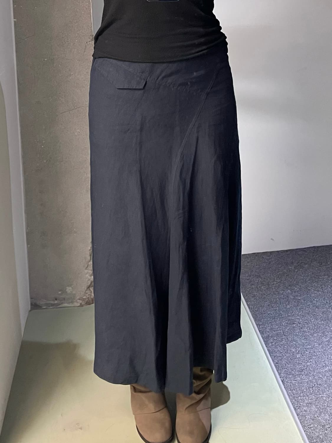 요지 야마모토 Y's 롱 린넨 스커트 상품이미지2