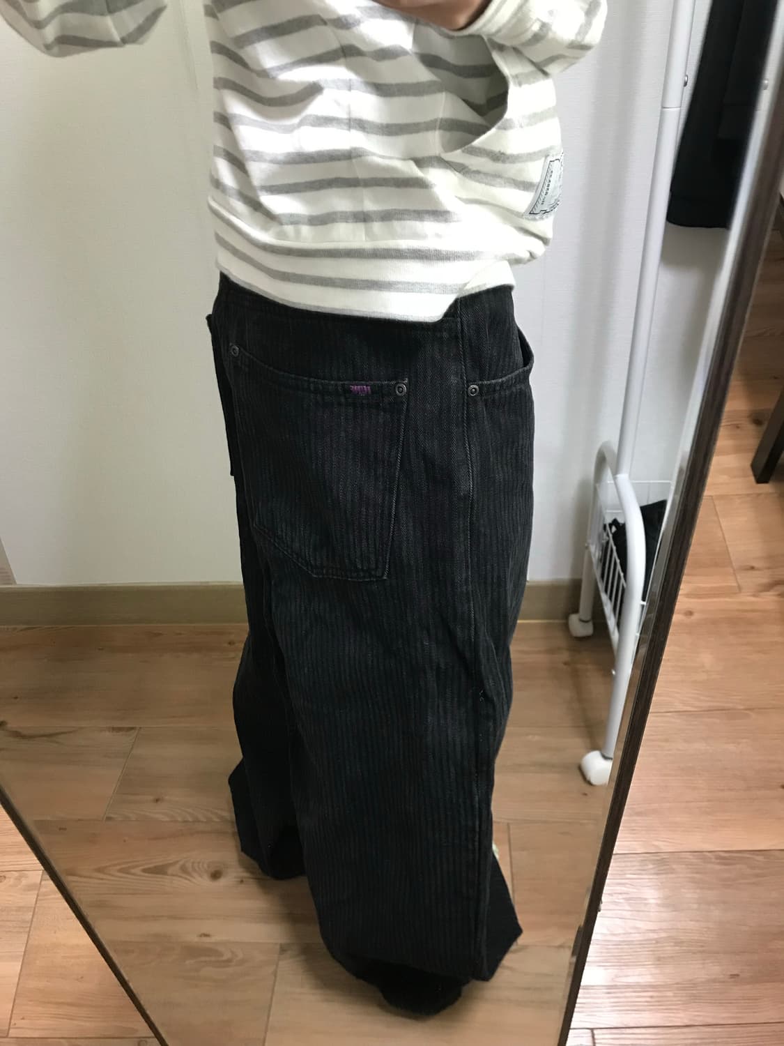 스트라이프 벌룬데님 상품이미지2