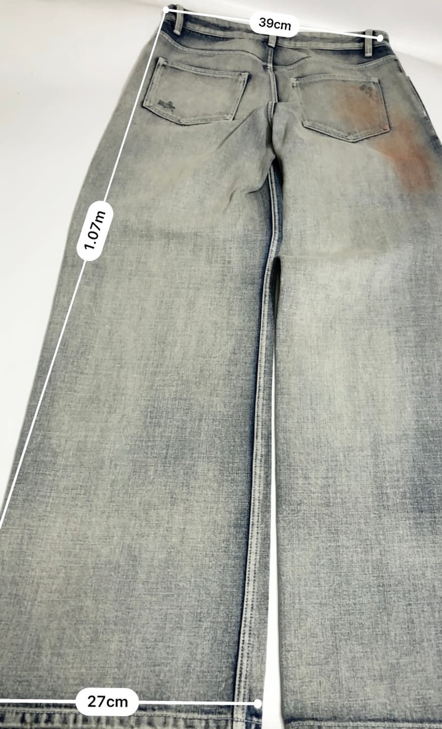 시스템옴므 워싱 데님팬츠 (QC샘플) 상품이미지7