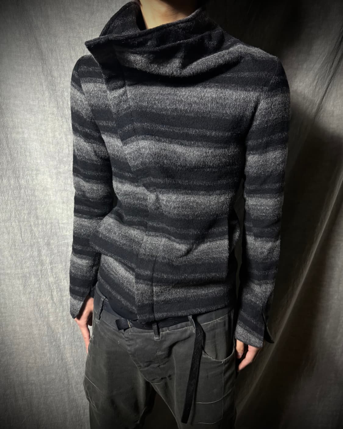 A.F artefact Asymmetric Brushed Jacket 상품이미지2