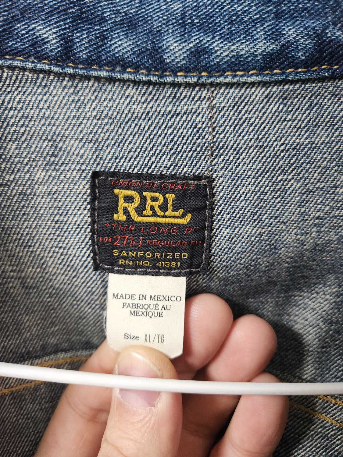 rrl lot271 xl판매합니다 상품이미지3