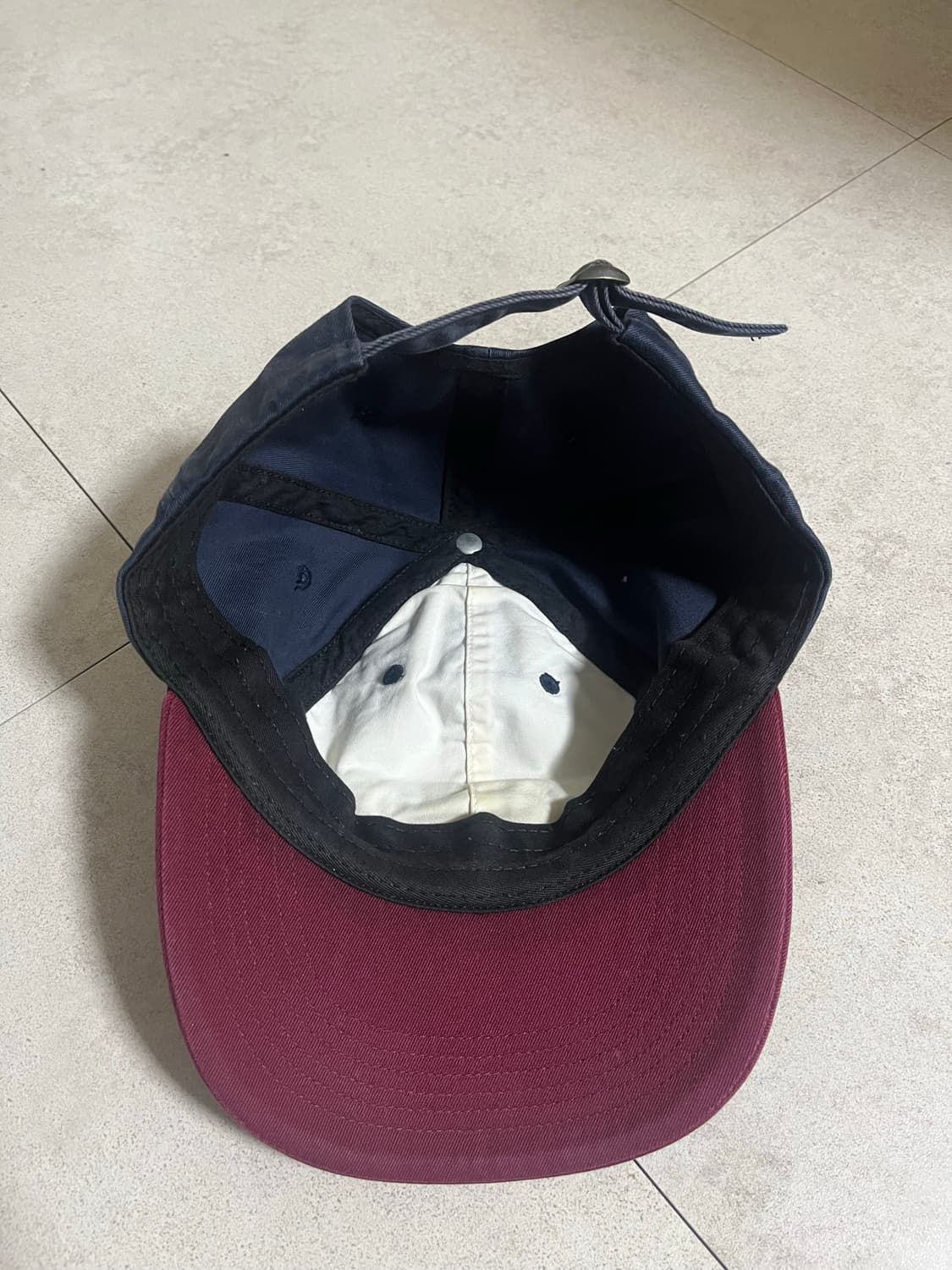 슈프림 본 치토 볼캡 네이비/버건디 상품이미지4