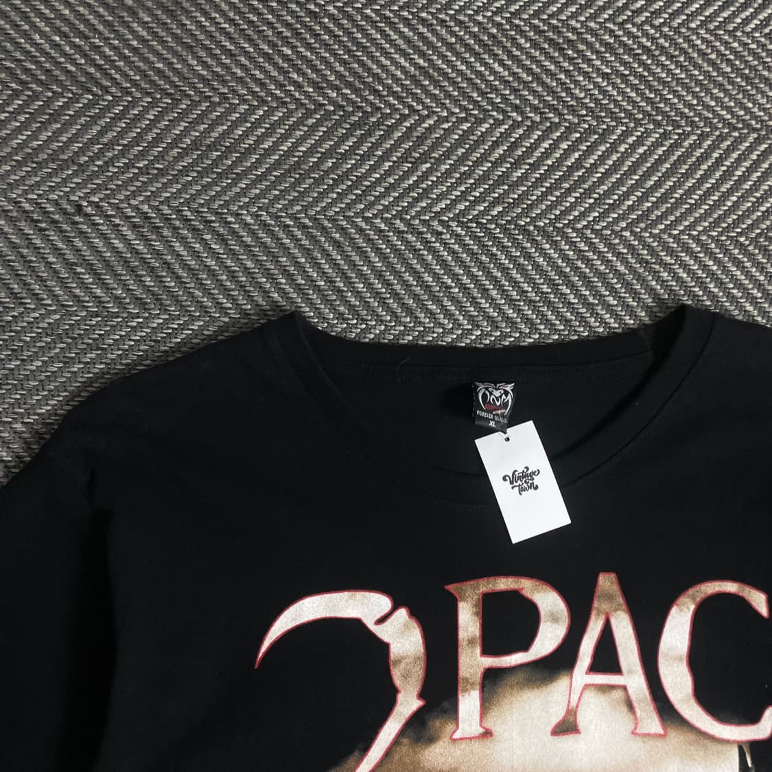 빈티지 투팍 힙합 프린팅 티셔츠o 3288 상품이미지3