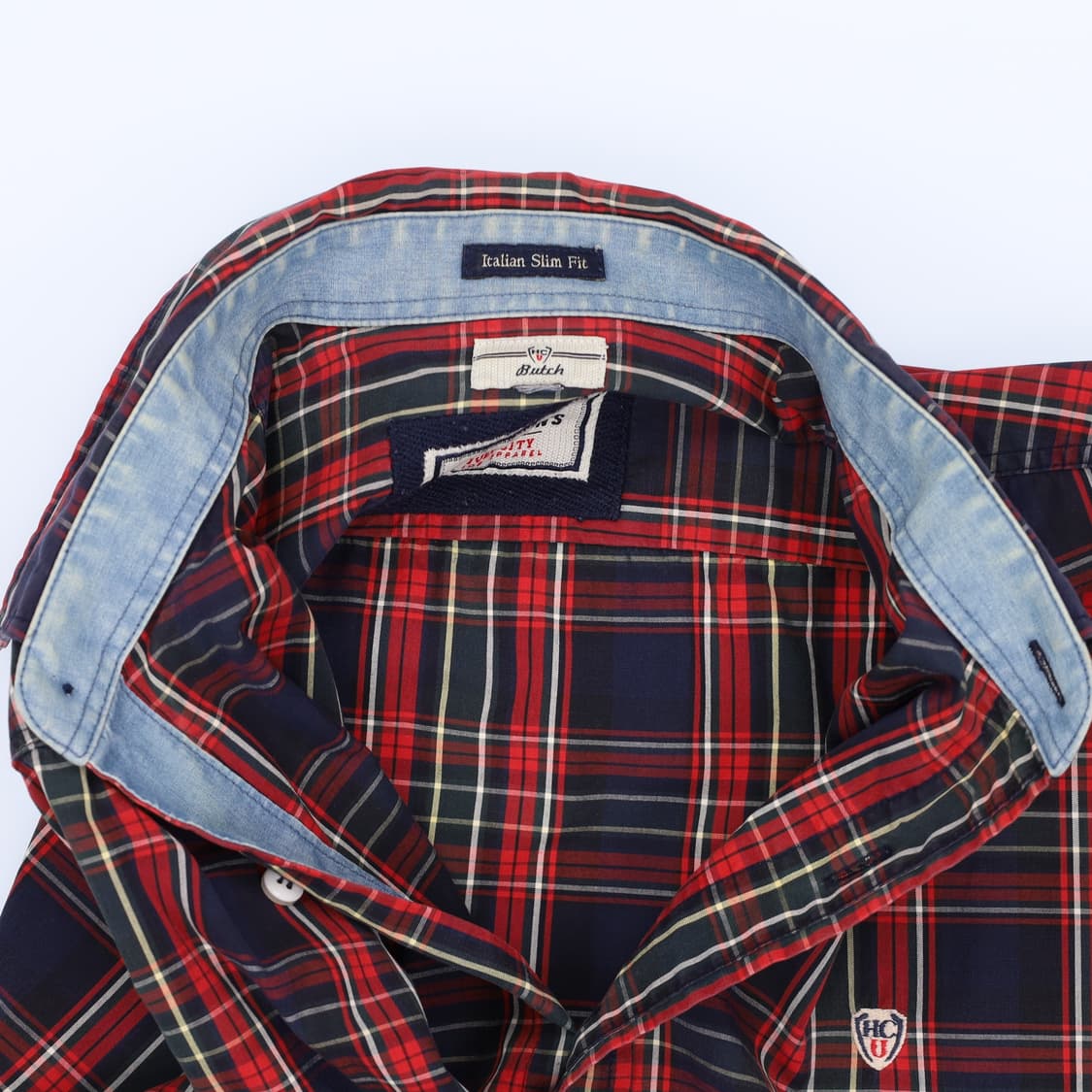 [100] 헨리코튼 아이비리그 유니버시티 타탄 체크 셔츠 남방 3828 상품이미지5