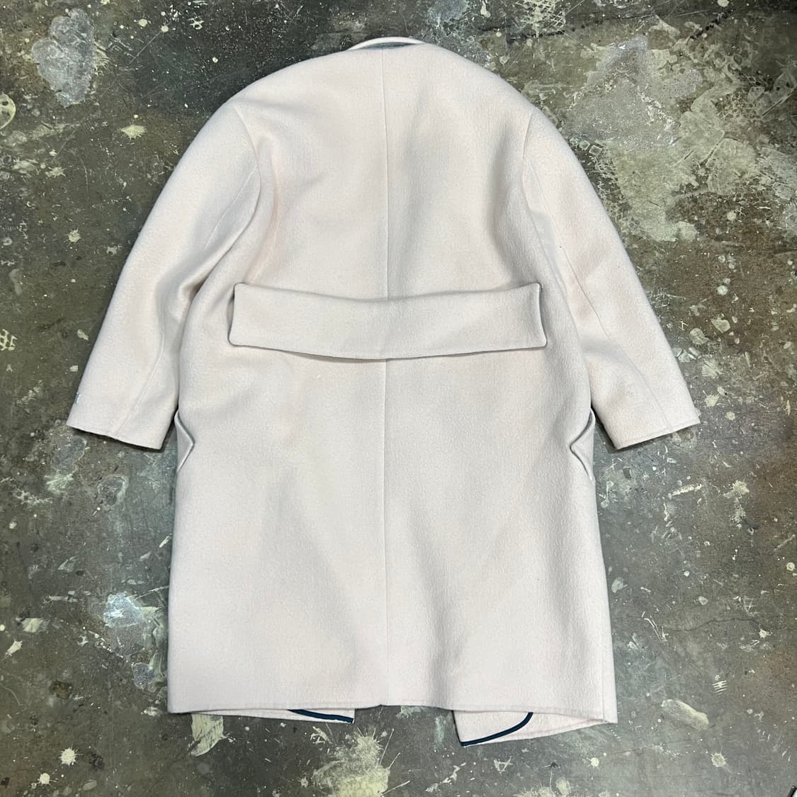 55) TIME 타임 한섬 앙고라 모직 코트 상품이미지4