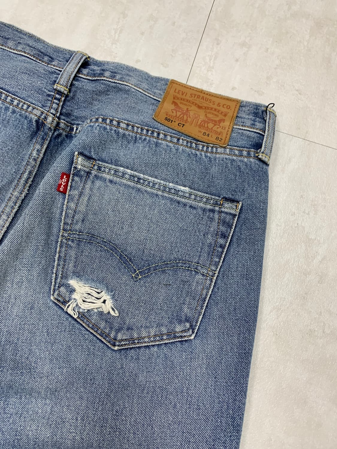 리바이스 501 그런지 디테일 데님팬츠 #174 상품이미지8