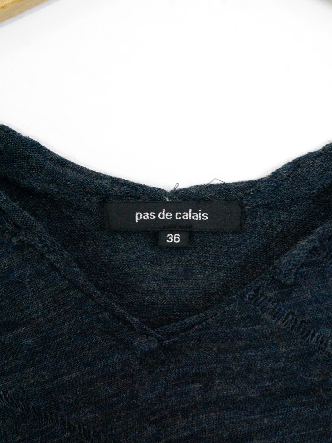 Pas de calais 언발란스 니트 상품이미지2