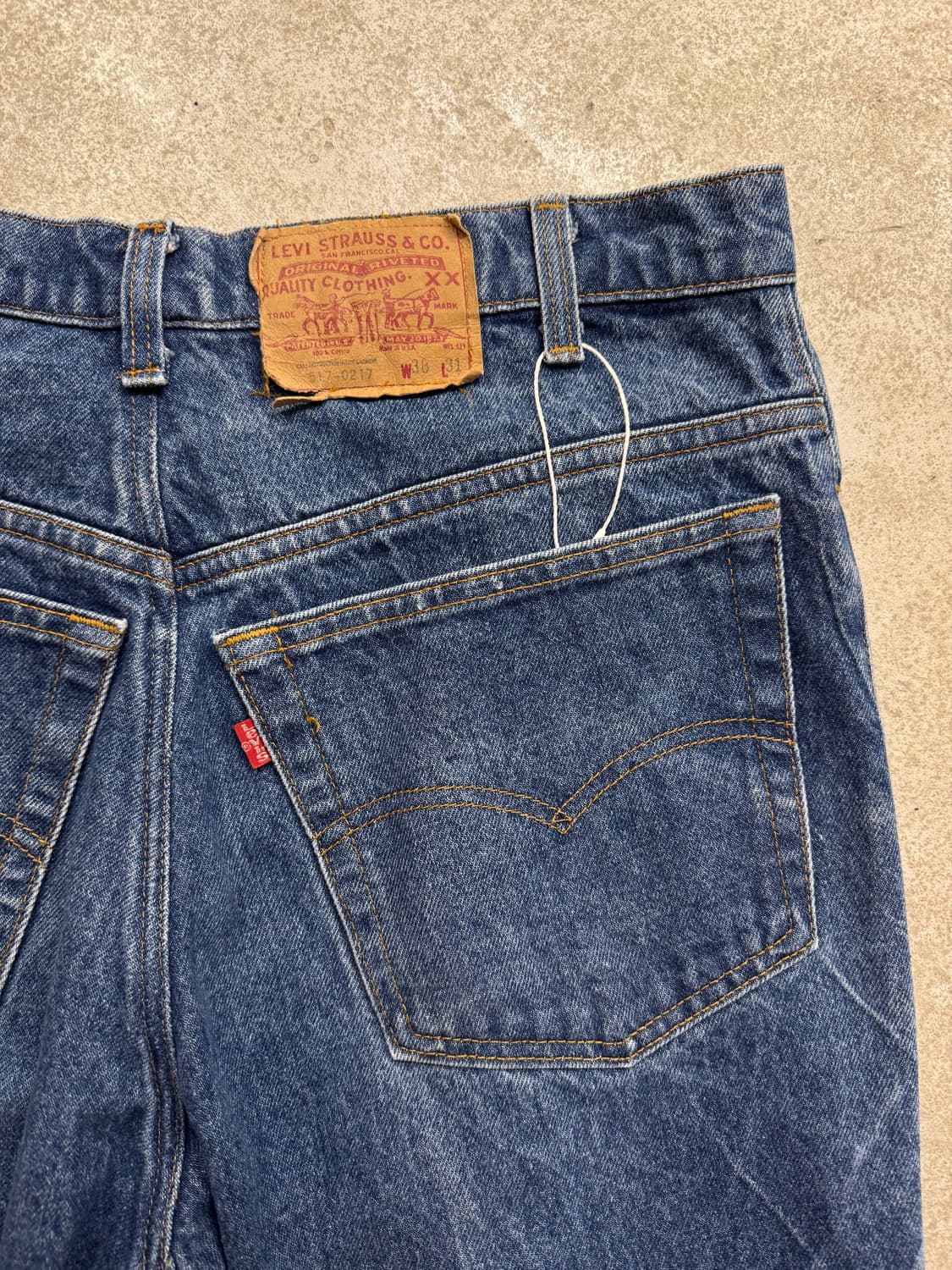 80s 리바이스 517 부츠컷 데님팬츠 usa 상품이미지6