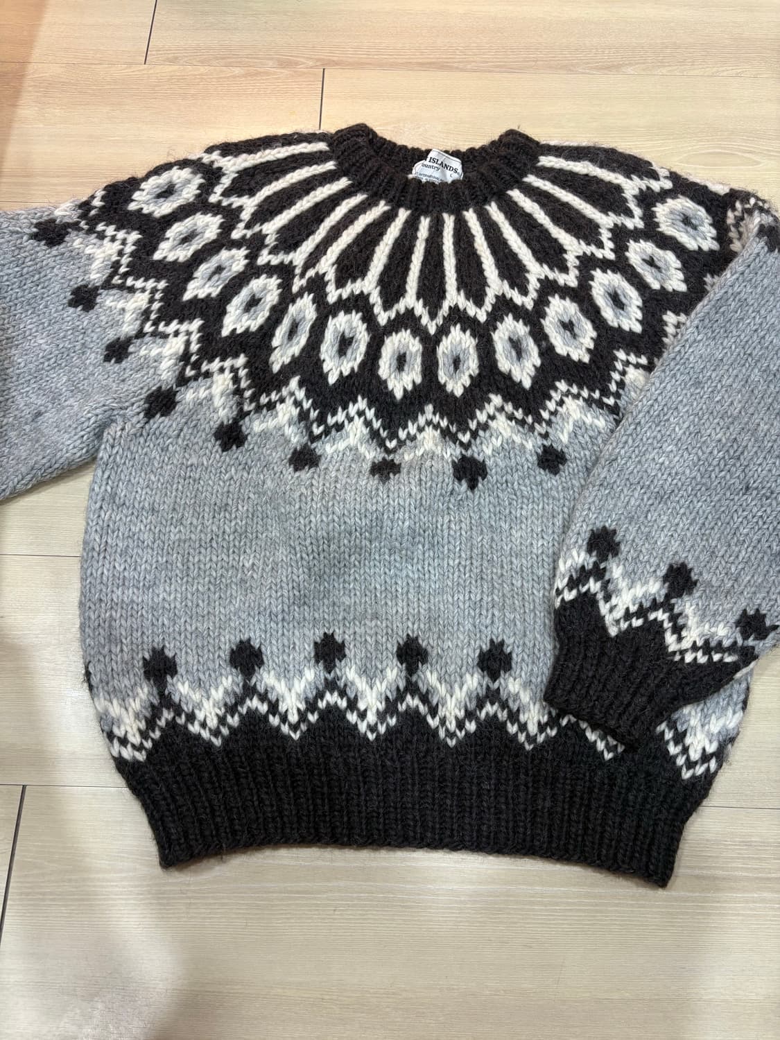 노르딕 패턴 빈티지 니트 상품이미지2