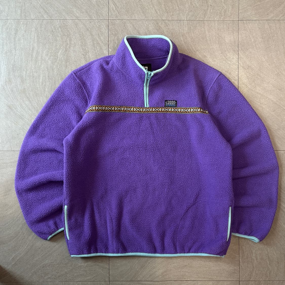 스투시 서밋 하프 집업 플리스 신칠라 자켓 상품이미지1