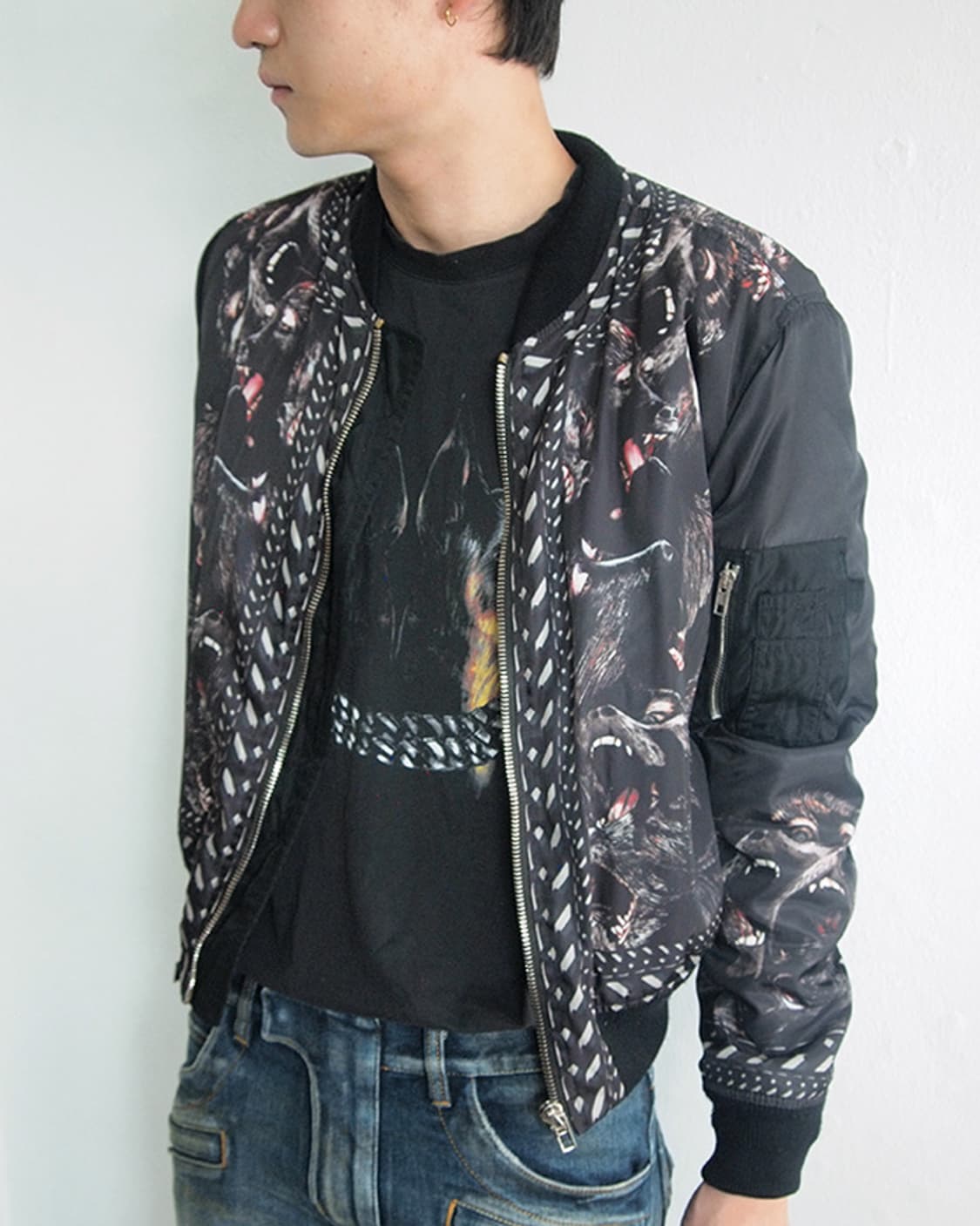 지방시 오피움 리카르도티시 AW16 몽키브라더스 봄버 상품이미지1