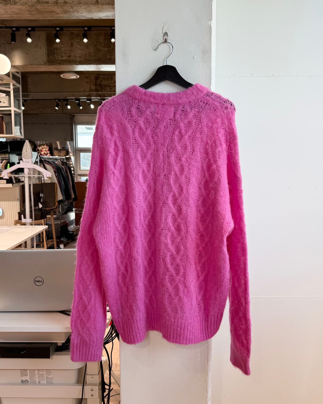 이자벨 마랑 핑크 앤슨 케이블 니트  상품이미지7