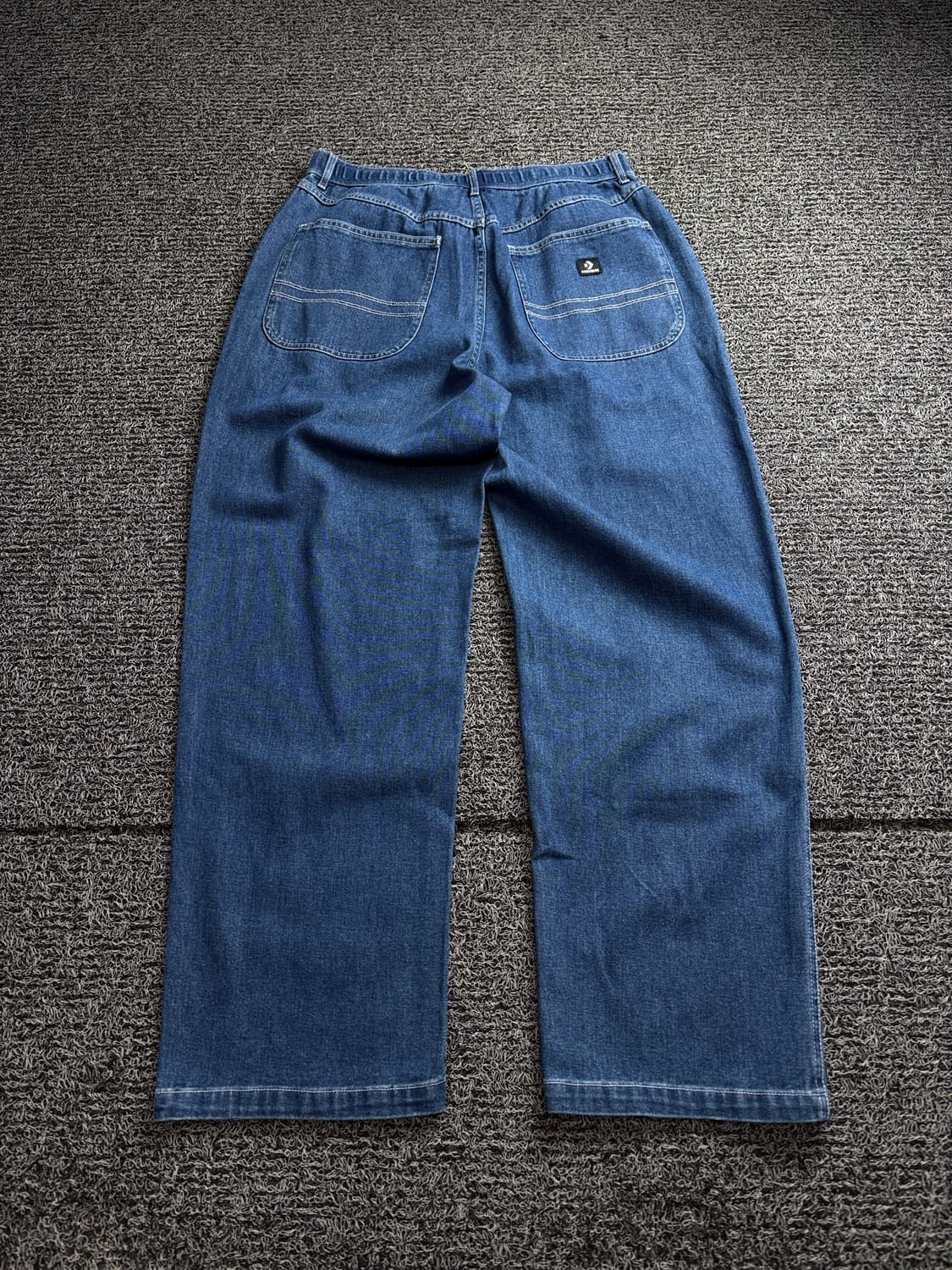 컨버스 니 로고 와이드 인디고 워크 데님 팬츠 2927 상품이미지5