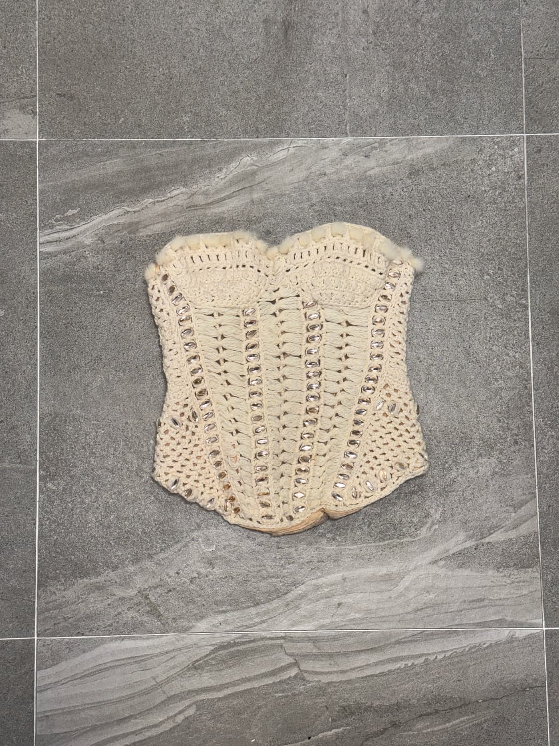 Roberto Cavalli 2005 crochet corset 상품이미지1