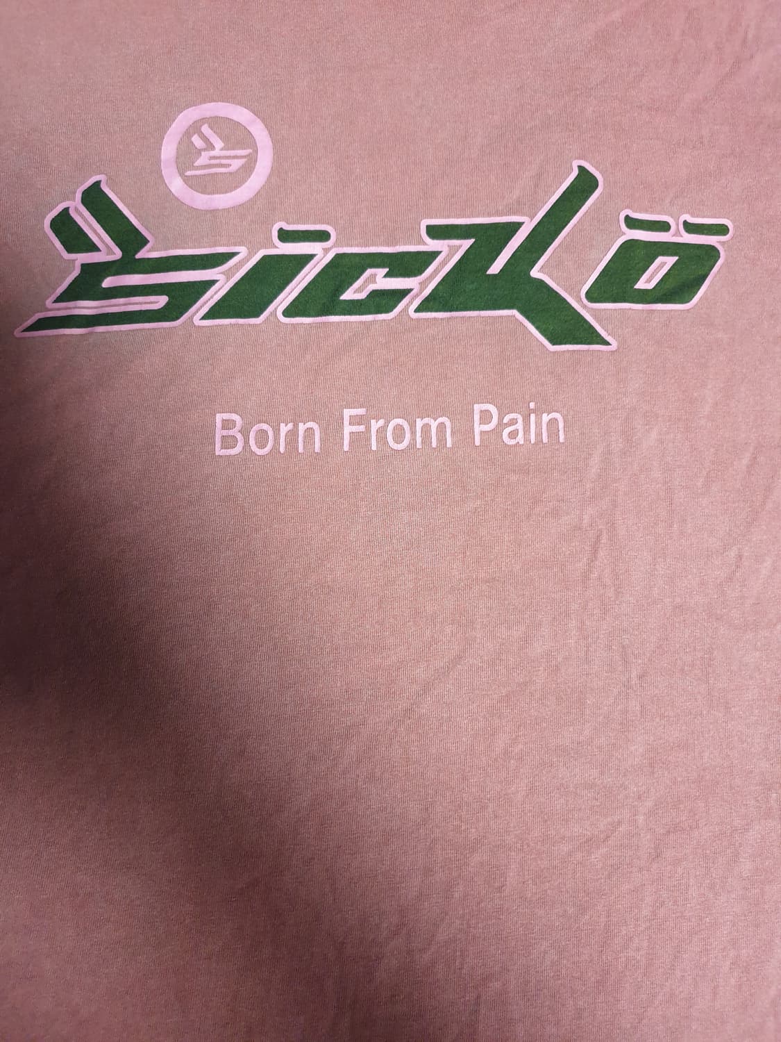 (일본 빈티지) SICKO 피그먼트 워싱 오버핏 프린팅 반팔티 (F) 상품이미지2