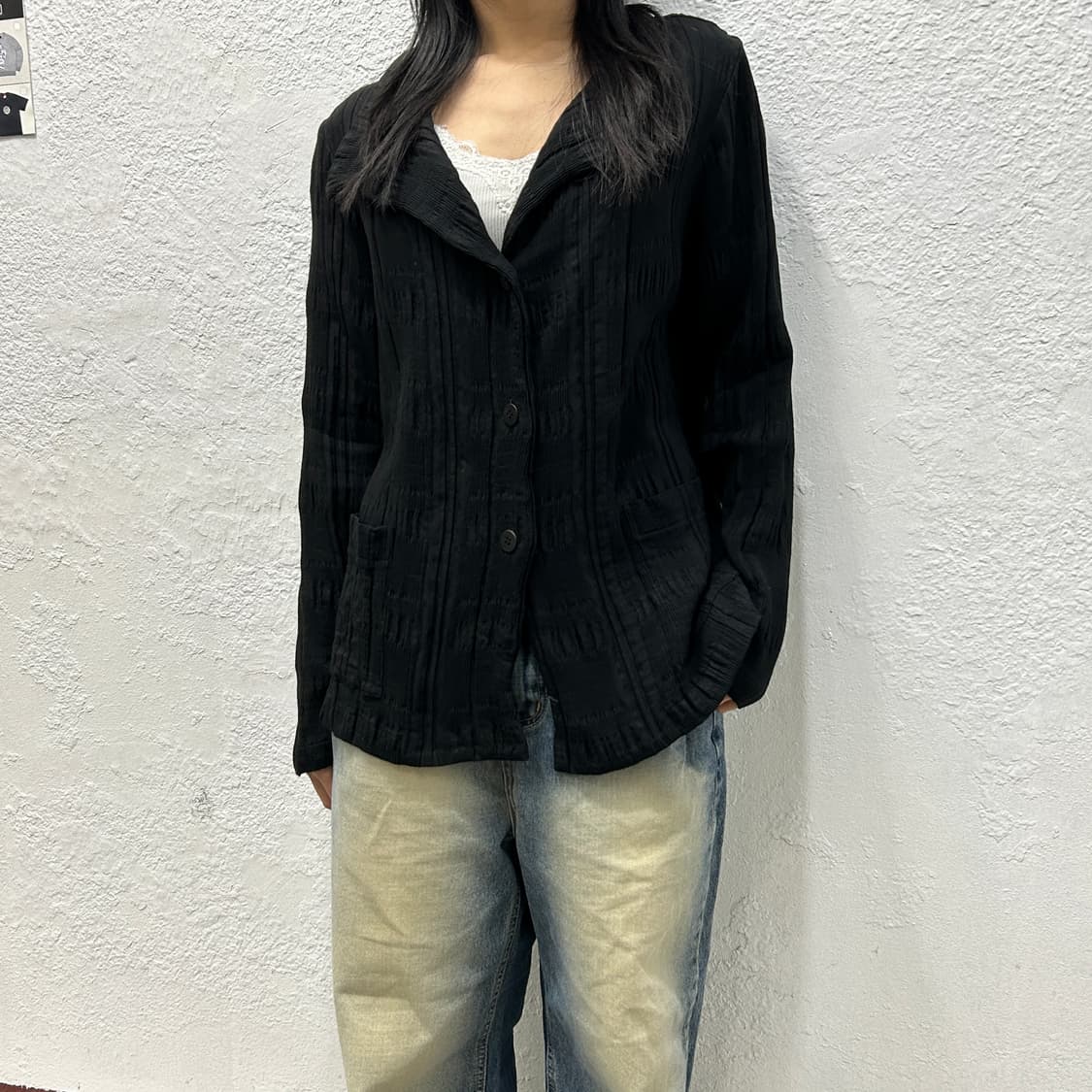 이세이 미야케 하트 플리츠 가디건  상품이미지3