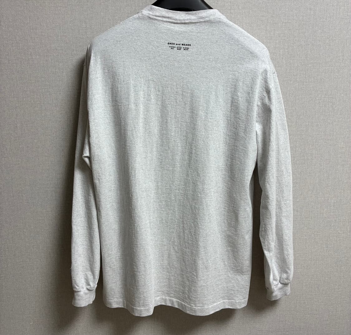 엔즈앤드민즈 ends and means L/S TEE L사이즈 판매 상품이미지4