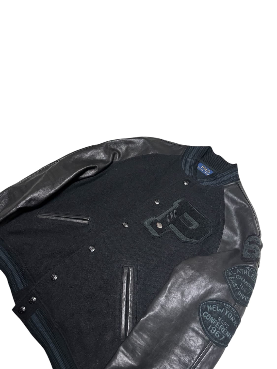 폴로 랄프로렌 아이코닉 레터맨 바시티 자켓 L 상품이미지3