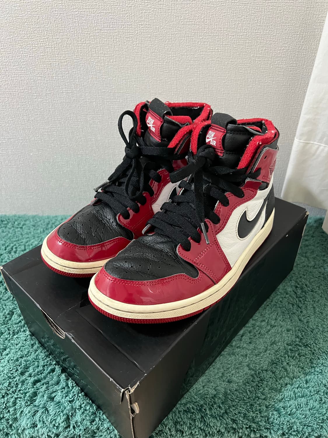 조던 1 줌 에어 컴포트 짐레드 블랙 상품이미지3