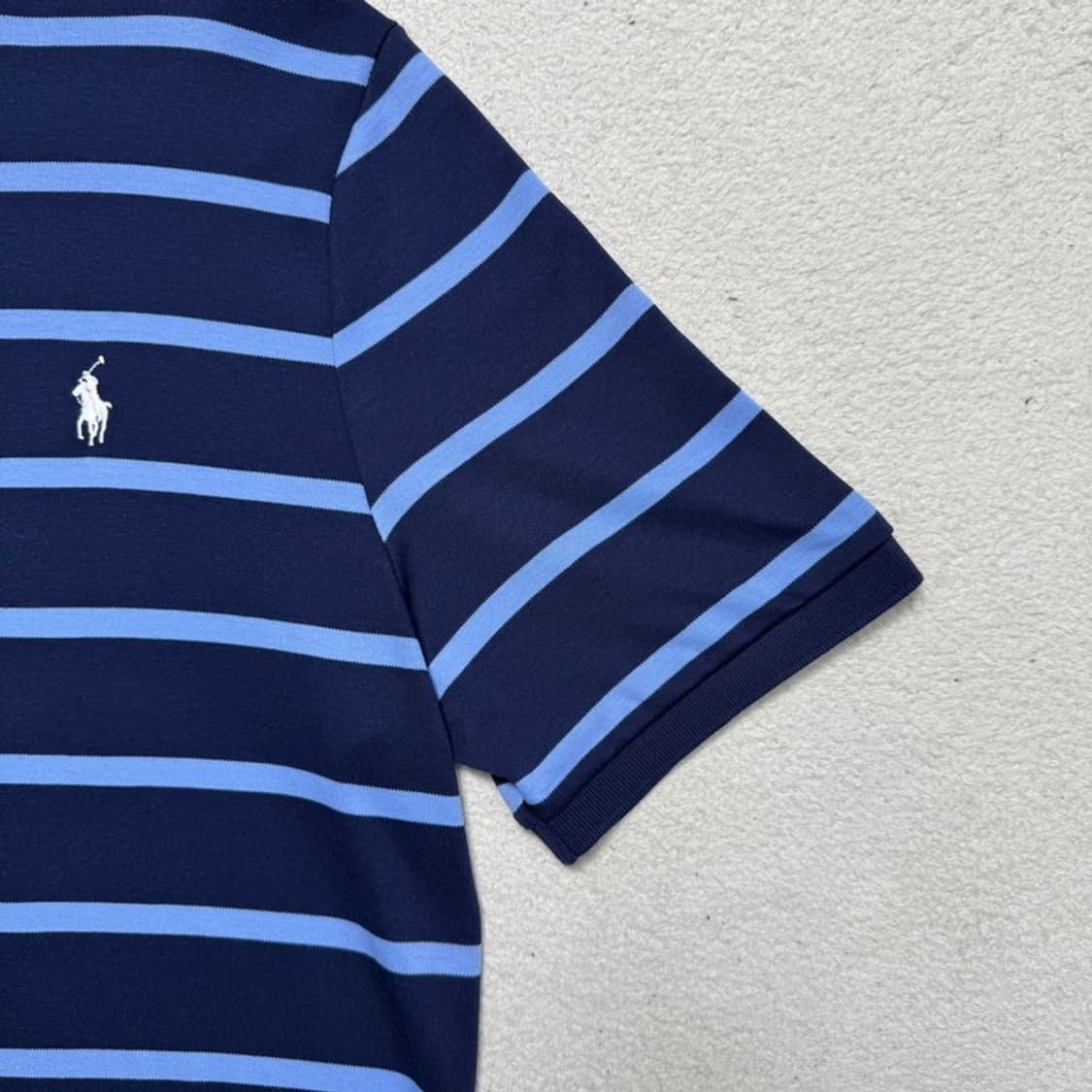 RALPH LAUREN PK 스트라이프 반팔 블루 M 상품이미지7