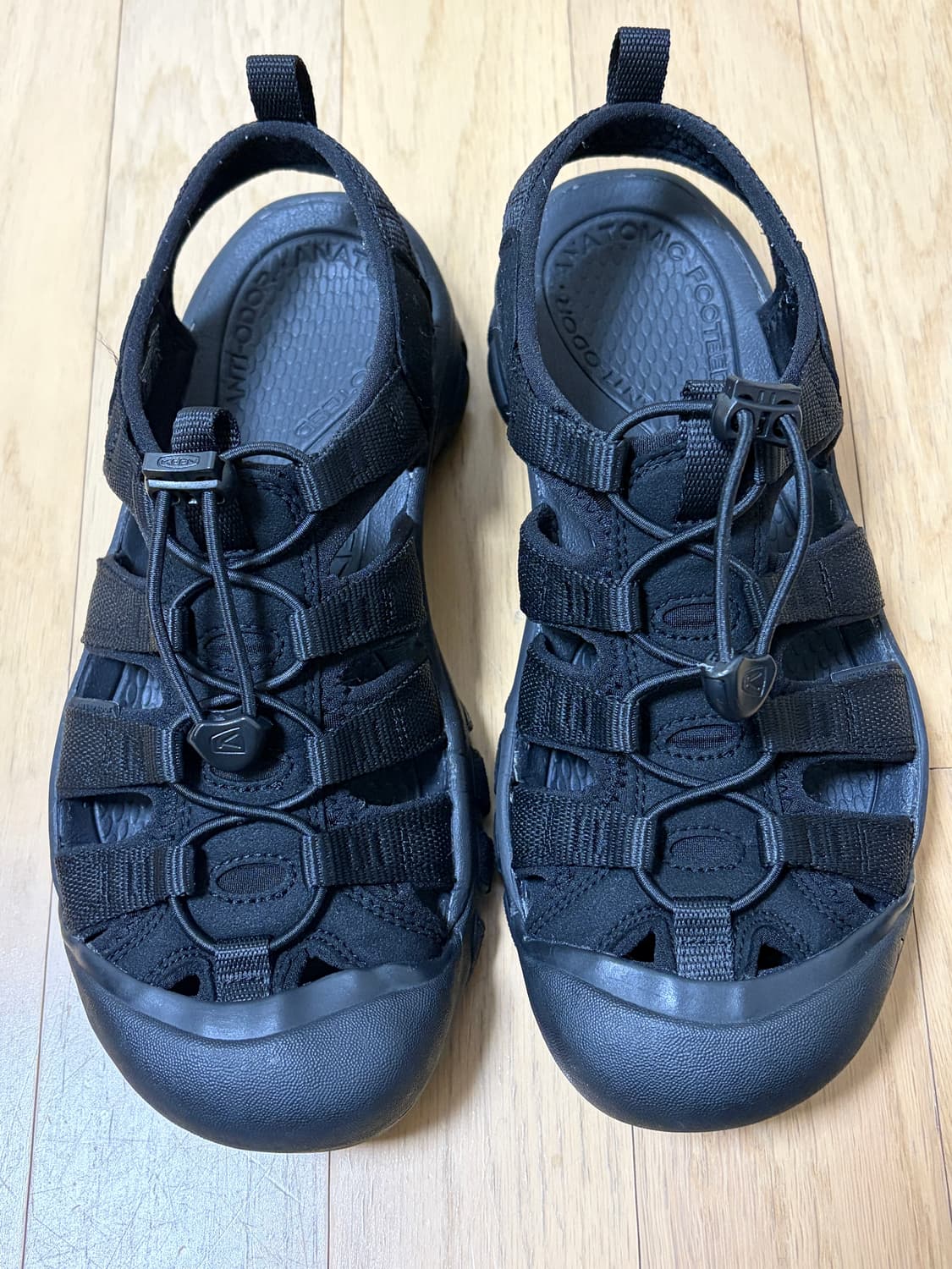 (무료배송)킨 뉴포트 H2 샌들 Triple Black 250  상품이미지3