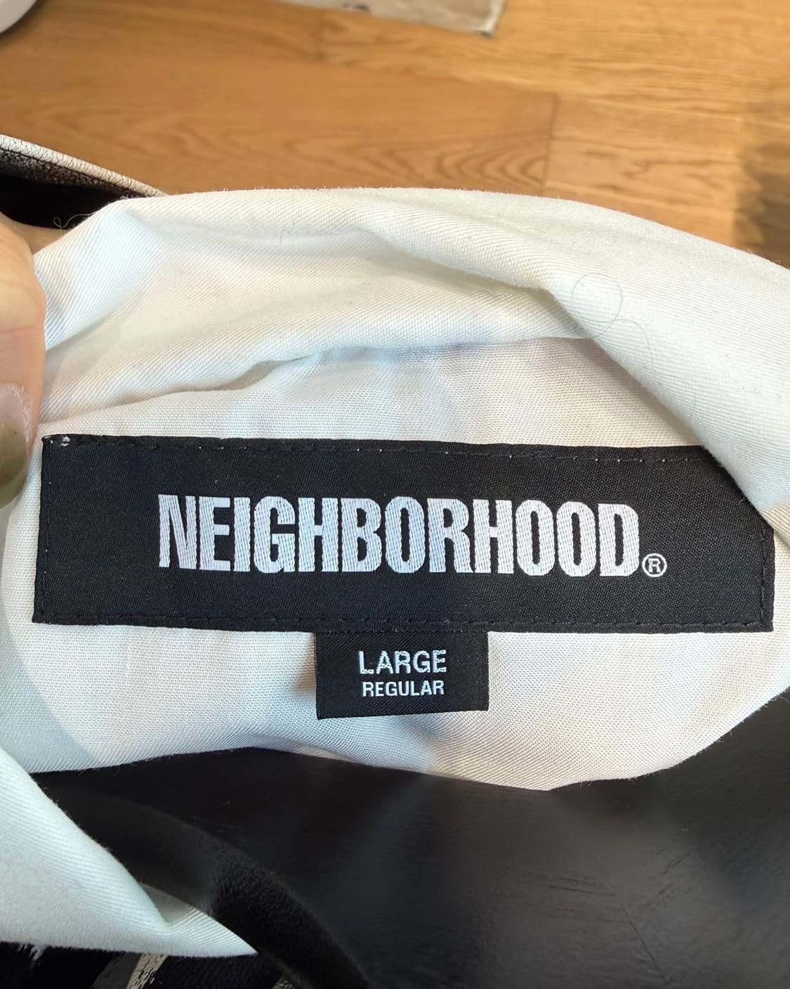 네이버후드 화이트 클래식 워크 셔츠  상품이미지8