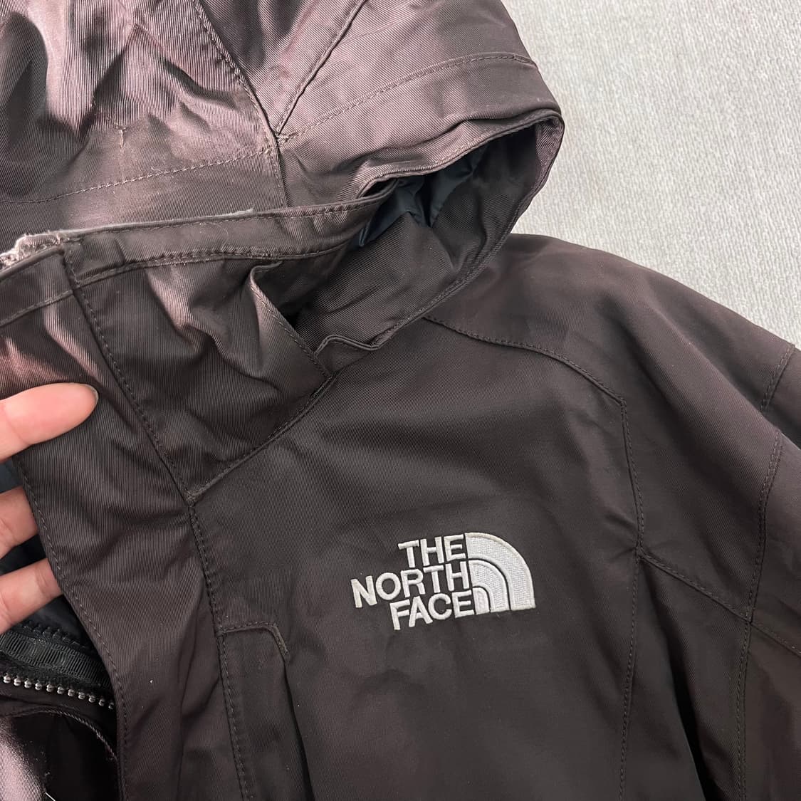100 노스페이스 브라운 하이벤트 바람막이자켓 상품이미지2