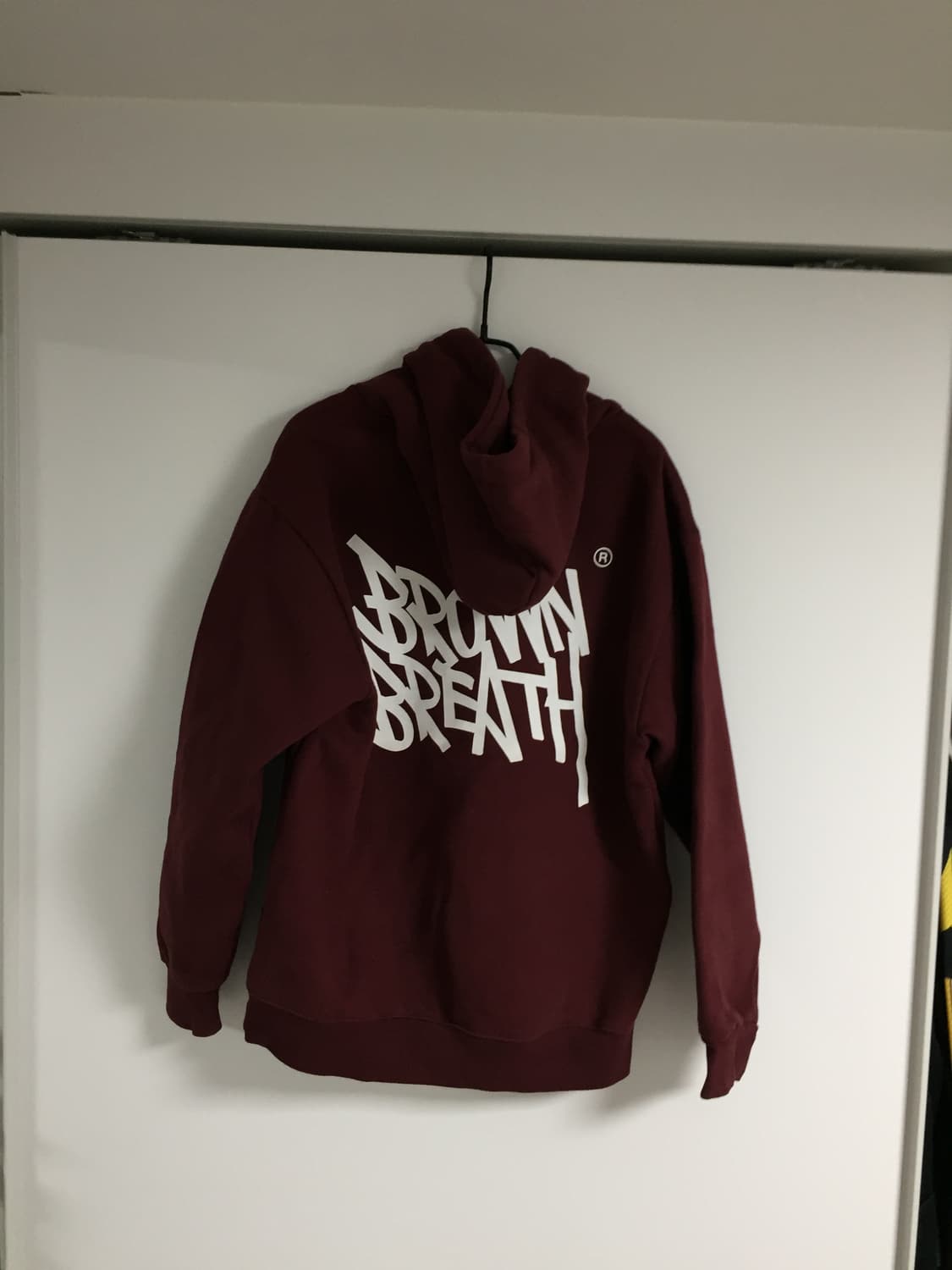 후드티 4종 (버건디, 브라운, 그린, 화이트) 상품이미지2