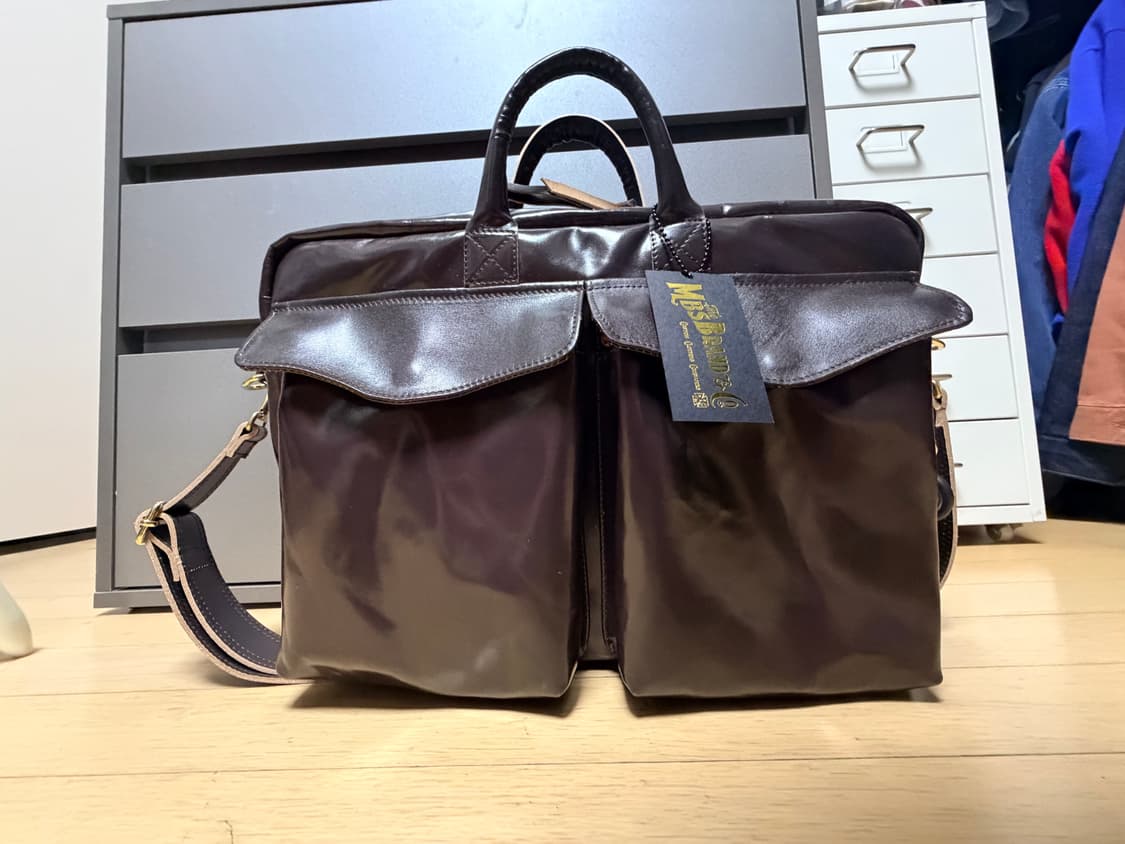 엠비스 A2 브리프케이스 브라운 16인치 상품이미지1